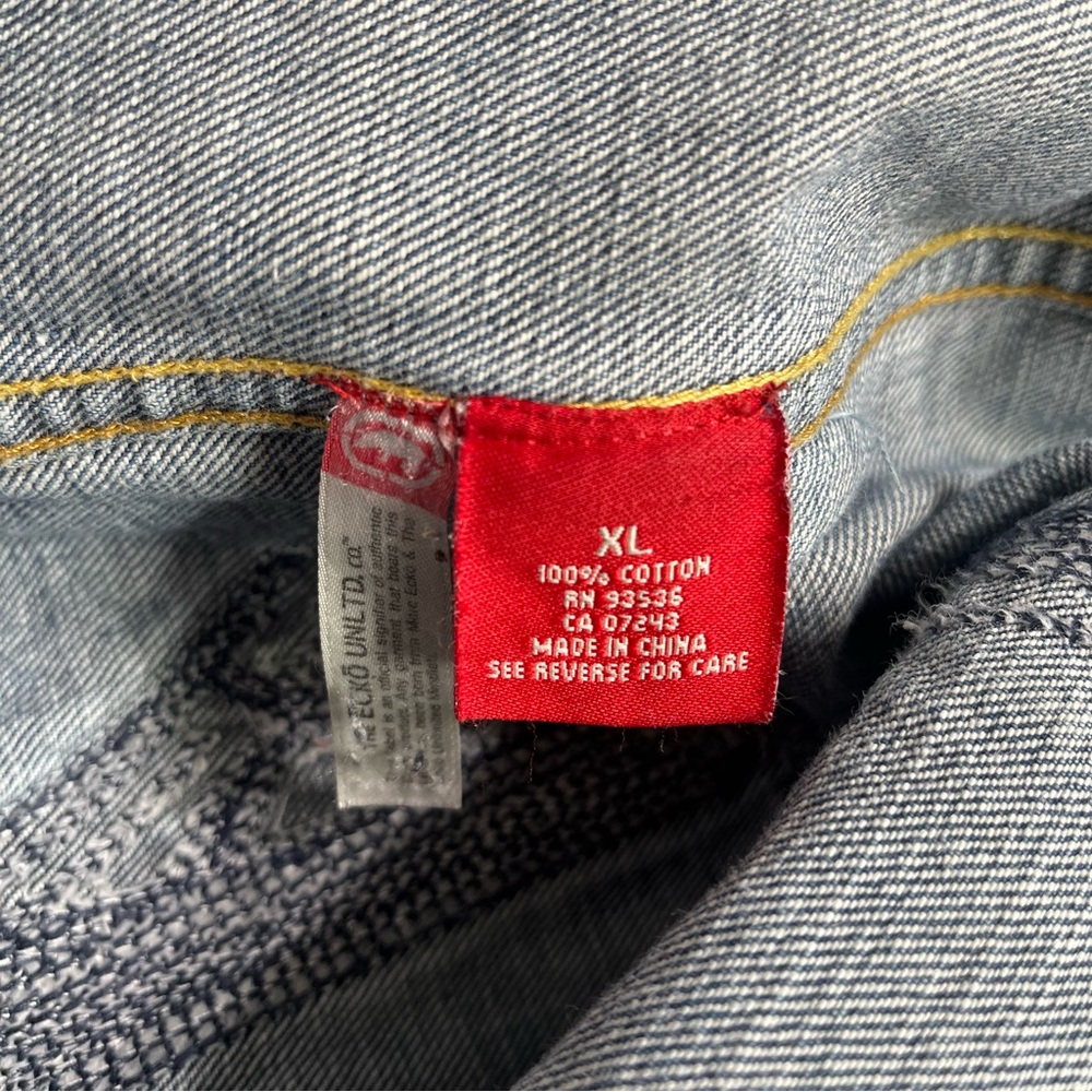 Ecko Unlimited Foundry Interloop Denim Jacket Rar… - image 5